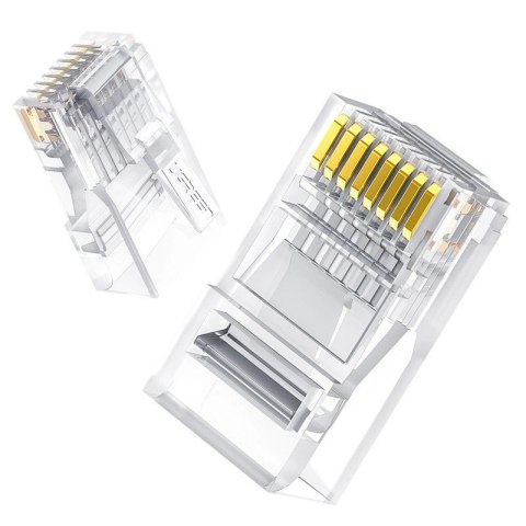 Ugreen 100x wtyk wtyczka złączka końcówka RJ45 8P8C Cat 6 przezroczysty (60558) Ugreen 100x wtyk wtyczka złączka końcówka RJ45 8P8C Cat 6 przezroczysty (60558)