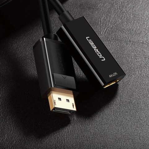 Ugreen przejściówka kabel przewód z DisplayPort (męski) na HDMI (żeński) (jednokierunkowy) 1080P 60Hz 12bit czarny (40362) Ugreen przejściówka kabel przewód z DisplayPort (męski) na HDMI (żeński) (jednokierunkowy) 1080P 60Hz 12bit czarny (40362)