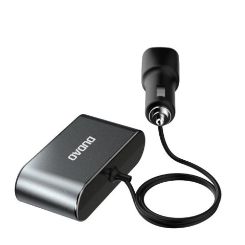 Dudao ładowarka samochodowa 2x USB / 3x rozdzielacz gniazda zapalniczki czarny (R1Pro black) Dudao ładowarka samochodowa 2x USB / 3x rozdzielacz gniazda zapalniczki czarny (R1Pro black)