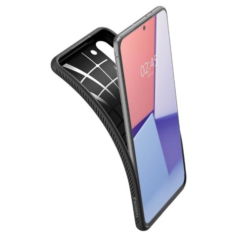 Etui Spigen Liquid Air na Samsung Galaxy S21 - czarny mat Etui Spigen Liquid Air na Samsung Galaxy S21 - czarny mat