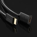 Kabel Ugreen HD107 10140 HDMI (męski) - HDMI (żeński) 4K 0.5 m - czarny