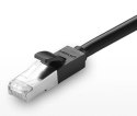 Kabel Ugreen NW112 11282 sieciowy Ethernet RJ45 (żeński) - RJ45 (męski) F/UTP Cat. 6 1 Gbps 3m - czarny