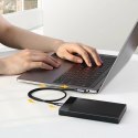 Kabel Ugreen US255 50123 USB-C (prosty) / USB-C (kątowy) PD QC 60W 3A 1m - szary