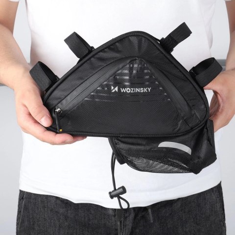 Wozinsky torba rowerowa pod ramę 1,5l czarna (WBB23BK) Wozinsky torba rowerowa pod ramę 1,5l czarna (WBB23BK)