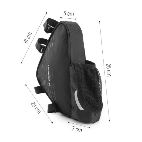 Wozinsky torba rowerowa pod ramę 1,5l czarna (WBB23BK) Wozinsky torba rowerowa pod ramę 1,5l czarna (WBB23BK)