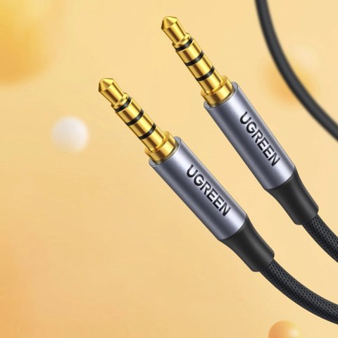Kabel Ugreen AV183 20782 mini jack 3.5mm / mini jack 3.5mm 2m - szary Kabel Ugreen AV183 20782 mini jack 3.5mm / mini jack 3.5mm 2m - szary