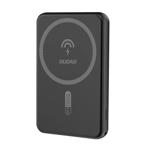 Powerbank bezprzewodowy Dudao K14S USB-C / MagSafe 20W 5000mAh - czarny Powerbank bezprzewodowy Dudao K14S USB-C / MagSafe 20W 5000mAh - czarny