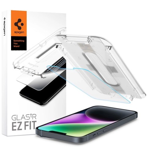 Szkło hartowane Spigen Glas.tR EZ Fit na iPhone 13 / 13 Pro / 14 / 16e Szkło hartowane Spigen Glas.tR EZ Fit na iPhone 13 / 13 Pro / 14 / 16e