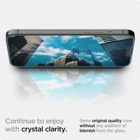 Szkło hartowane Spigen Glas.tR EZ Fit na iPhone 13 / 13 Pro / 14 / 16e Szkło hartowane Spigen Glas.tR EZ Fit na iPhone 13 / 13 Pro / 14 / 16e