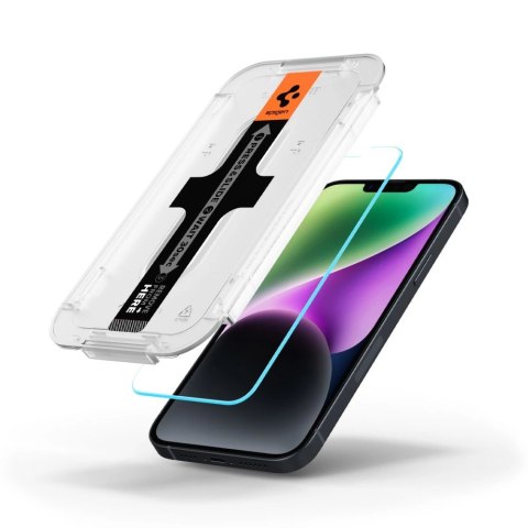 Szkło hartowane Spigen Glas.tR EZ Fit na iPhone 13 / 13 Pro / 14 / 16e Szkło hartowane Spigen Glas.tR EZ Fit na iPhone 13 / 13 Pro / 14 / 16e