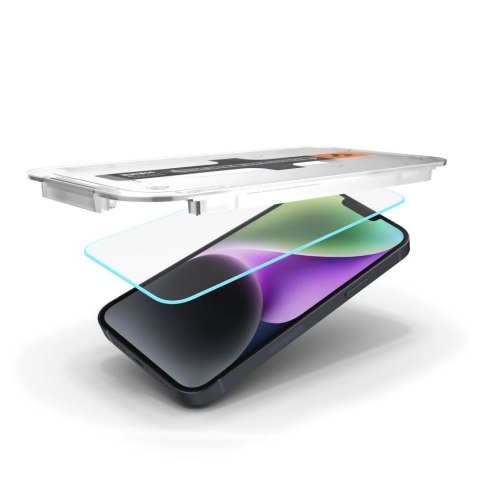 Szkło hartowane Spigen Glas.tR EZ Fit na iPhone 13 / 13 Pro / 14 / 16e Szkło hartowane Spigen Glas.tR EZ Fit na iPhone 13 / 13 Pro / 14 / 16e