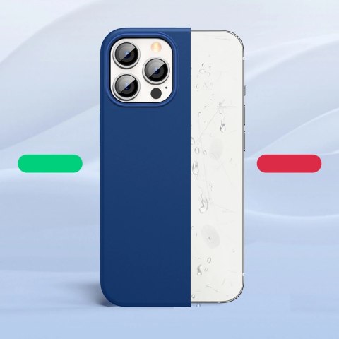 Ugreen Protective Silicone Case gumowe elastyczne silikonowe etui pokrowiec iPhone 13 Pro niebieski Ugreen Protective Silicone Case gumowe elastyczne silikonowe etui pokrowiec iPhone 13 Pro niebieski