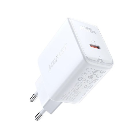 Acefast szybka ładowarka sieciowa USB Typ C 20W Power Delivery czarny (A1 EU black) Acefast szybka ładowarka sieciowa USB Typ C 20W Power Delivery czarny (A1 EU black)