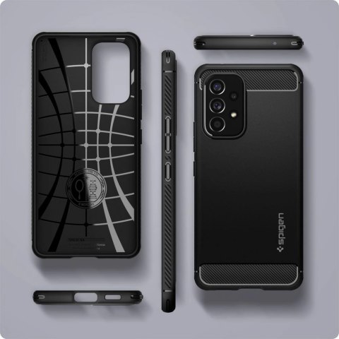 Etui Spigen Rugged Armor na Samsung Galaxy A53 5G - czarny mat Etui Spigen Rugged Armor na Samsung Galaxy A53 5G - czarny mat