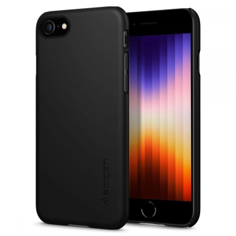 Etui Spigen Thin Fit na iPhone 7 / 8 / SE 2020 / 2022 - czarne Etui Spigen Thin Fit na iPhone 7 / 8 / SE 2020 / 2022 - czarne