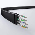 Kabel Ugreen NW102 50177 płaski sieciowy LAN Ethernet Cat. 6 8m - czarny