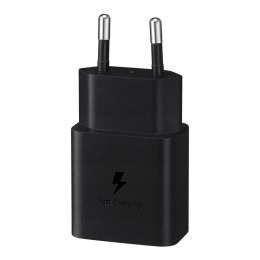 Samsung ładowarka sieciowa USB Typ C 15W PD AFC czarny (EP-T1510NBEGEU)