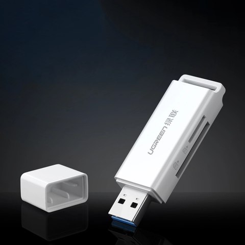 Ugreen przenośny czytnik kart TF/SD pod USB 3.0 czarny (CM104) Ugreen przenośny czytnik kart TF/SD pod USB 3.0 czarny (CM104)