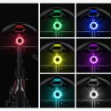 Wozinsky lampka rowerowa tylna LED z USB-C czerwone światło 5 trybów czarna (WRBLB2)