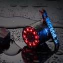 Wozinsky lampka rowerowa tylna LED z USB-C czerwone światło 5 trybów czarna (WRBLB2)
