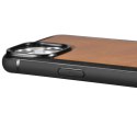 ICarer Leather Oil Wax etui iPhone 14 Pro Max skórzany pokrowiec brązowe (WMI14220720-TN)