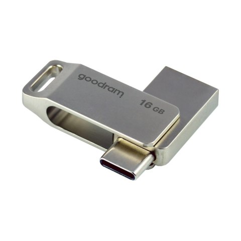 Pendrive 16 GB USB 3.2 Gen 1 USB / USB C OTG ODA3 Goodram - srebrny Pendrive 16 GB USB 3.2 Gen 1 USB / USB C OTG ODA3 Goodram - srebrny