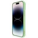 Nillkin CamShield Silky Silicone Case etui iPhone 14 Pro pokrowiec z osłoną na aparat zielony