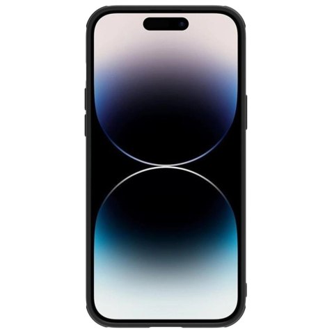 Nillkin CamShield Leather S Case etui iPhone 14 Pro Max pokrowiec z osłoną na aparat czarny Nillkin CamShield Leather S Case etui iPhone 14 Pro Max pokrowiec z osłoną na aparat czarny