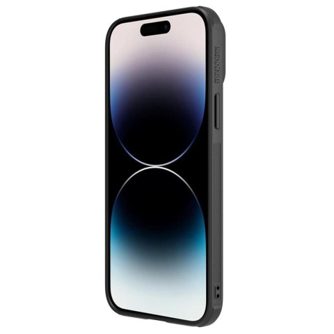 Nillkin CamShield Leather S Case etui iPhone 14 Pro Max pokrowiec z osłoną na aparat czarny Nillkin CamShield Leather S Case etui iPhone 14 Pro Max pokrowiec z osłoną na aparat czarny