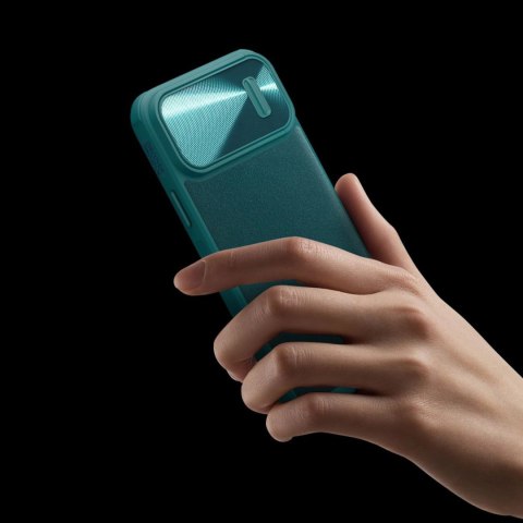 Nillkin CamShield Leather S Case etui iPhone 14 Pro Max pokrowiec z osłoną na aparat czarny Nillkin CamShield Leather S Case etui iPhone 14 Pro Max pokrowiec z osłoną na aparat czarny