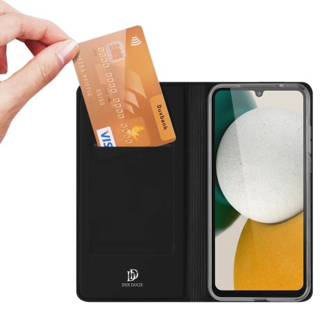 Dux Ducis Skin Pro etui do Samsung Galaxy A34 5G pokrowiec z klapką portfel na kartę podstawka czarne Dux Ducis Skin Pro etui do Samsung Galaxy A34 5G pokrowiec z klapką portfel na kartę podstawka czarne