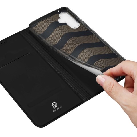 Dux Ducis Skin Pro etui do Samsung Galaxy A34 5G pokrowiec z klapką portfel na kartę podstawka czarne Dux Ducis Skin Pro etui do Samsung Galaxy A34 5G pokrowiec z klapką portfel na kartę podstawka czarne