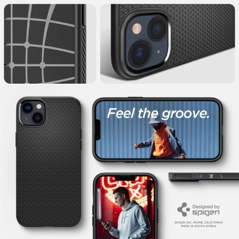 Etui Spigen Liquid Air na iPhone 14 - czarny mat Etui Spigen Liquid Air na iPhone 14 - czarny mat