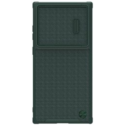 Nillkin Textured S Case etui Samsung Galaxy S22 Ultra pancerny pokrowiec z osłoną na aparat zielone