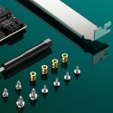 Ugreen karta rozszerzeń adapter dysku M.2 NVMe SATA (M, M+B key) PCIe 3.0 x4 32Gbps (CM302)