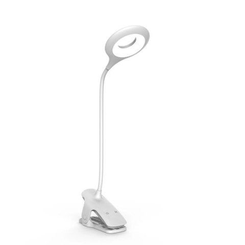 Bezprzewodowa lampka LED do czytania z klipsem + kabel micro USB biały Bezprzewodowa lampka LED do czytania z klipsem + kabel micro USB biały