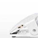 Bezprzewodowa lampka LED do czytania z klipsem + kabel micro USB biały