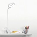 Bezprzewodowa lampka LED do czytania z klipsem + kabel micro USB biały