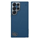 Nillkin Strap Case etui do Samsung Galaxy S23 Ultra pancerny pokrowiec z paskiem na rękę niebieskie