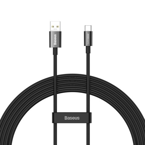 Baseus Superior Series kabel SUPERVOOC USB-A do USB-C 65W 2m czarny Baseus Superior Series kabel SUPERVOOC USB-A do USB-C 65W 2m czarny