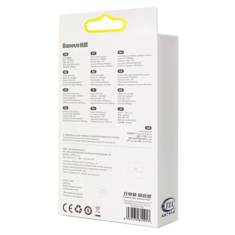 Baseus Superior Series kabel SUPERVOOC USB-A do USB-C 65W 2m czarny Baseus Superior Series kabel SUPERVOOC USB-A do USB-C 65W 2m czarny