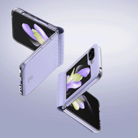 Etui Dux Ducis Bril skórzane na Samsung Galaxy Z Flip 5 5G - fioletowe Etui Dux Ducis Bril skórzane na Samsung Galaxy Z Flip 5 5G - fioletowe