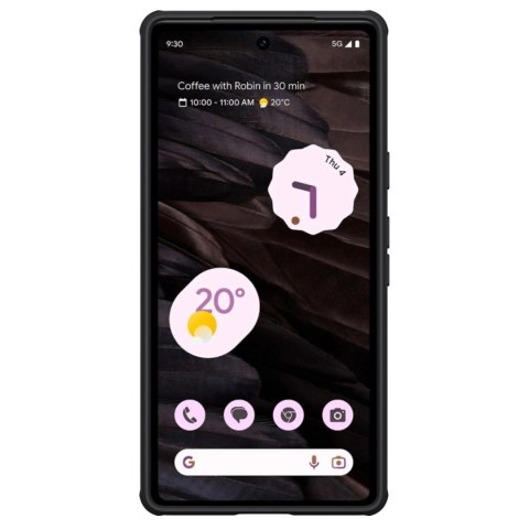 Pancerne etui Google Pixel 7a z osłoną na aparat Nillkin CamShield Pro Case - czarne Pancerne etui Google Pixel 7a z osłoną na aparat Nillkin CamShield Pro Case - czarne