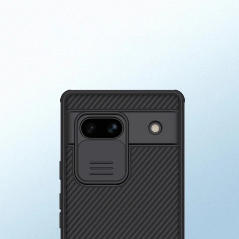 Pancerne etui Google Pixel 7a z osłoną na aparat Nillkin CamShield Pro Case - czarne Pancerne etui Google Pixel 7a z osłoną na aparat Nillkin CamShield Pro Case - czarne