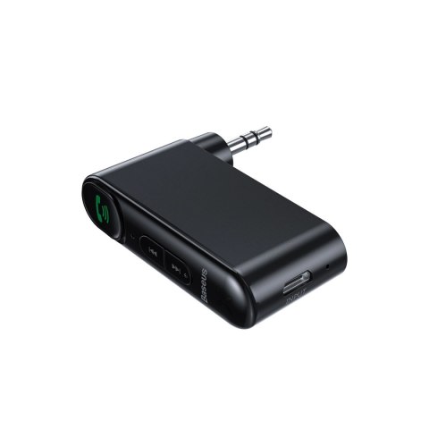 Transmiter Bluetooth AUX Baseus BSBA-02 (Overseas Edition) - czarny Transmiter Bluetooth AUX Baseus BSBA-02 (Overseas Edition) - czarny