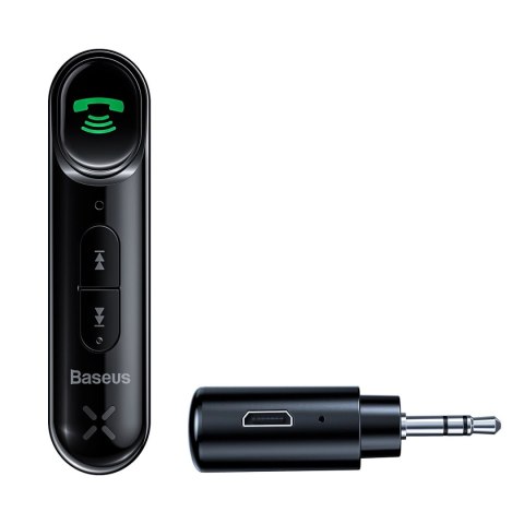 Transmiter Bluetooth AUX Baseus BSBA-02 (Overseas Edition) - czarny Transmiter Bluetooth AUX Baseus BSBA-02 (Overseas Edition) - czarny