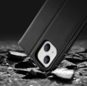 Etui z portfelem Dux Ducis Hivo z blokadą RFID do iPhone 15 Plus - brązowe