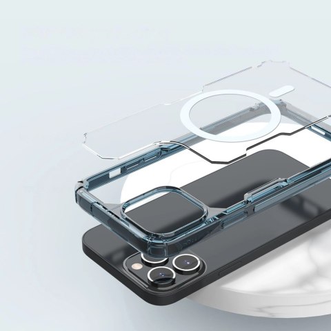 Pancerne etui z MagSafe Nillkin Nature Pro Magnetic do iPhone 15 Pro - białe Pancerne etui z MagSafe Nillkin Nature Pro Magnetic do iPhone 15 Pro - białe