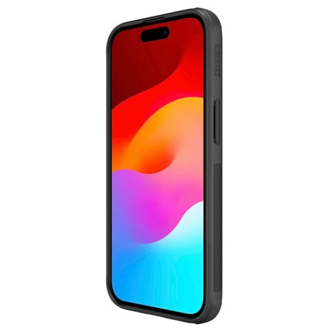 Wzmocnione etui Nillkin Super Frosted Shield Pro do iPhone 15 - czarne Wzmocnione etui Nillkin Super Frosted Shield Pro do iPhone 15 - czarne