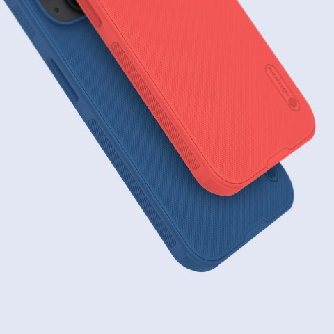 Wzmocnione etui do iPhone 15 Plus Nillkin Super Frosted Shield Pro - niebieskie Wzmocnione etui do iPhone 15 Plus Nillkin Super Frosted Shield Pro - niebieskie